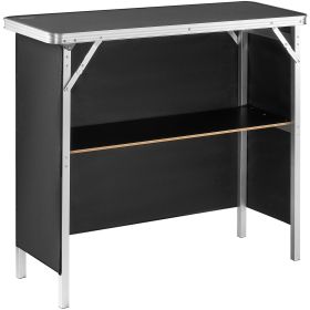 VEVOR Folding Portable Bar Table, Tradeshow Podium Table for Indoor, Outdoor, Party, Picnic, Exhibition, Includes Carrying Case VEVOR Folding Portable Bar Table, Tradeshow Podium Table for Indoor, Outdoor, Party, Picnic, Exhibition, Includes Carrying Case